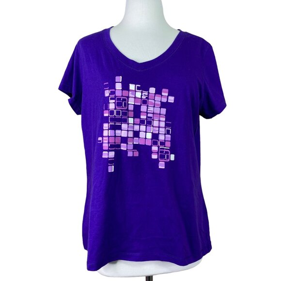 Made For Life T-shirt Purple Graphic Front Size Large - Picture 1 of 5